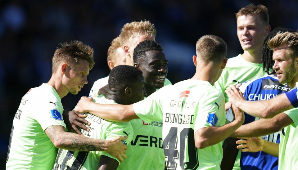 Randers rykker med sejren over Lyngby op på førstepladsen i Superligaen.