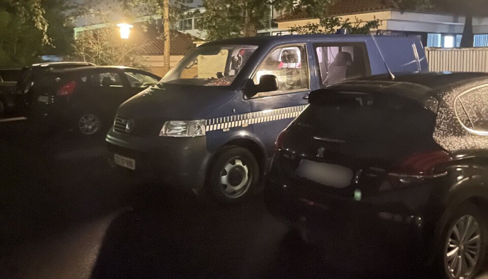 Politiet var til stede efter overfaldet. Politiet var til stede efter overfaldet.