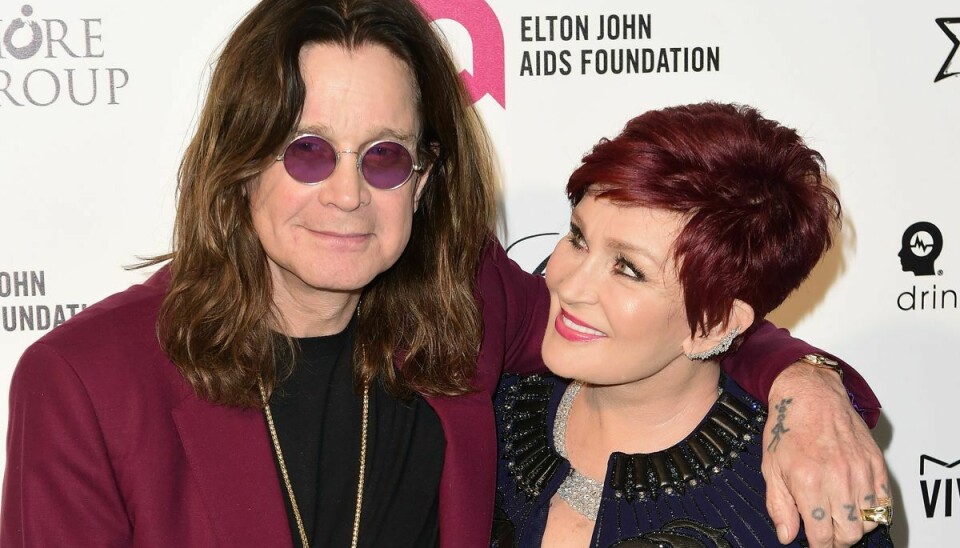 Ozzy Osbourne og hans hustru Sharon.