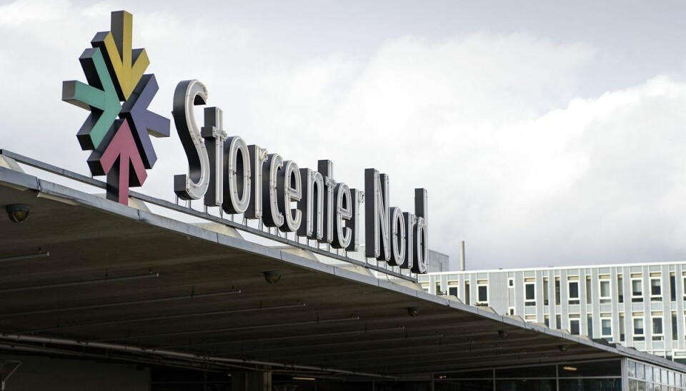 Politiet blev tilkaldt til Storcenter Nord i Aarhus, hvor den aggressive mand ville slås. Politiet blev tilkaldt til Storcenter Nord i Aarhus, hvor den aggressive mand ville slås.