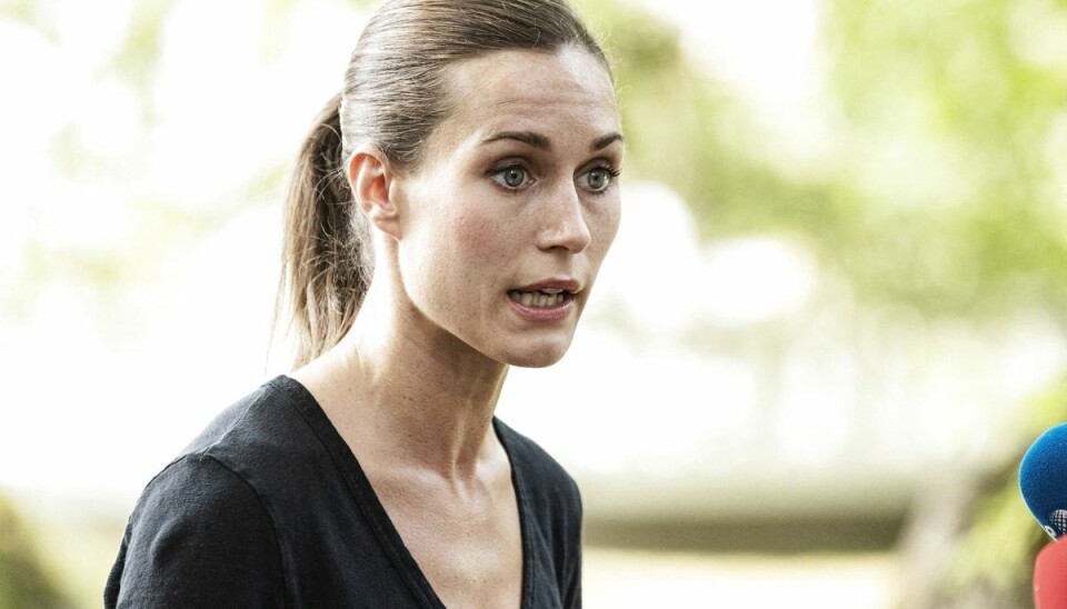 Finlands statsminister, Sanna Marin, har været i vælten på grund af en video, hvor hun danser og fester med venner. Tirsdag undskylder hun for et billede, der er taget under en fest hos hende i juli. (Arkivfoto). Finlands statsminister, Sanna Marin, har været i vælten på grund af en video, hvor hun danser og fester med venner. Tirsdag undskylder hun for et billede, der er taget under en fest hos hende i juli. (Arkivfoto).