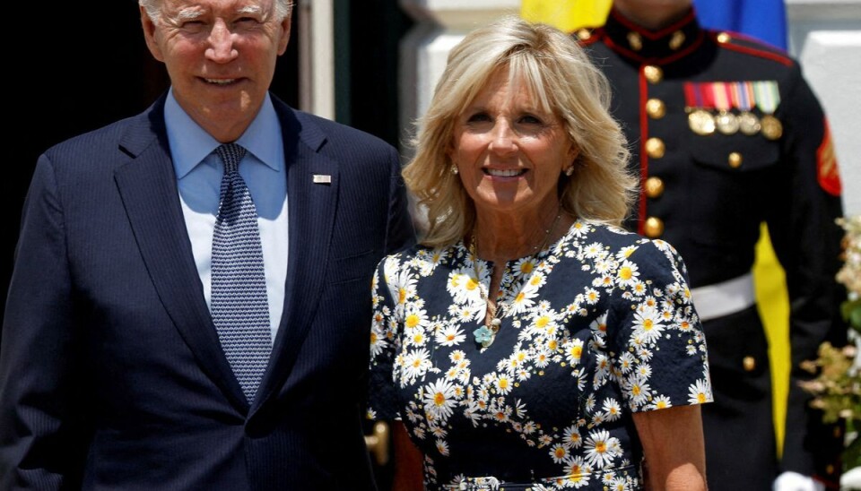 USA's førstedame, Jill Biden, må blive hjemme i Delaware.