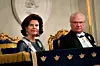 Det svenske kongepar, kong Carl Gustaf og dronning Silvia