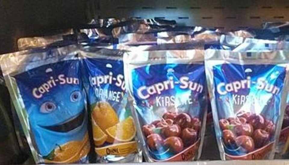 5760 kasser af læskedrikken Capri-Sun Wild Cherry kaldes tilbage. 5760 kasser af læskedrikken Capri-Sun Wild Cherry kaldes tilbage.
