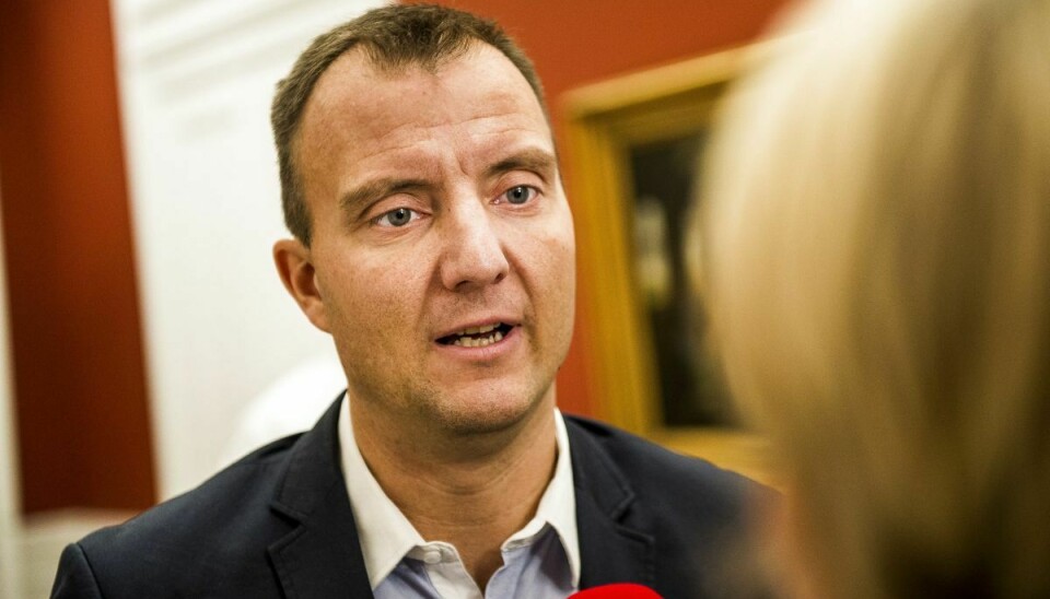Morten Marinus var medieordfører, da Dansk Folkeparti kom med et udflytningskrav til Radio24Syv. (Arkivfoto).