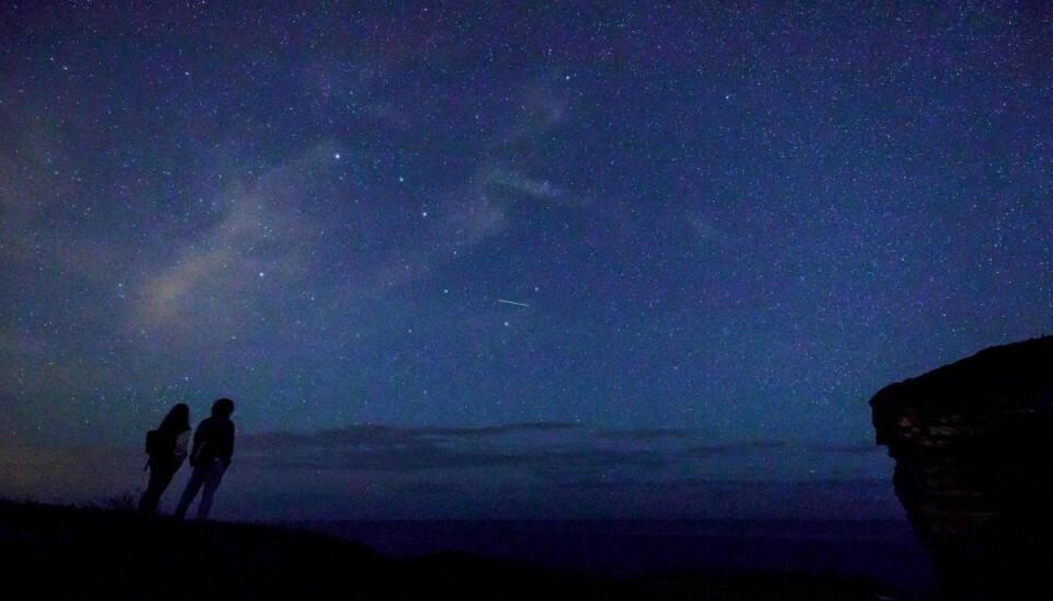 I weekenden er der mulighed for at se stjerneskud, når meteorregnen Perseiderne rammer Danmark. (Arkivfoto).