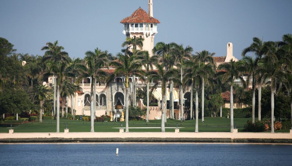 FBI-agenter har ifølge Donald Trump ransaget hans Mar-a-Lago-hjem i Palm Beach i Florida. (Arkivfoto).