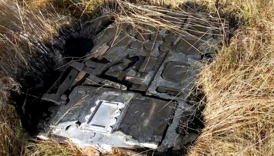 Fårefarmerne Mick Miners og Jock Wallace opdagede begge en vragrest på hver deres farm i Dalgety.