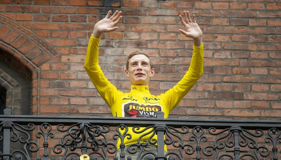 Jonas Vingegaard blev fejret på Københavns Rådhus og efterfølgende i Tivoli og hjembyen Glyngøre, efter at han havde sikret sig sejren i Tour de France. (Arkivfoto)