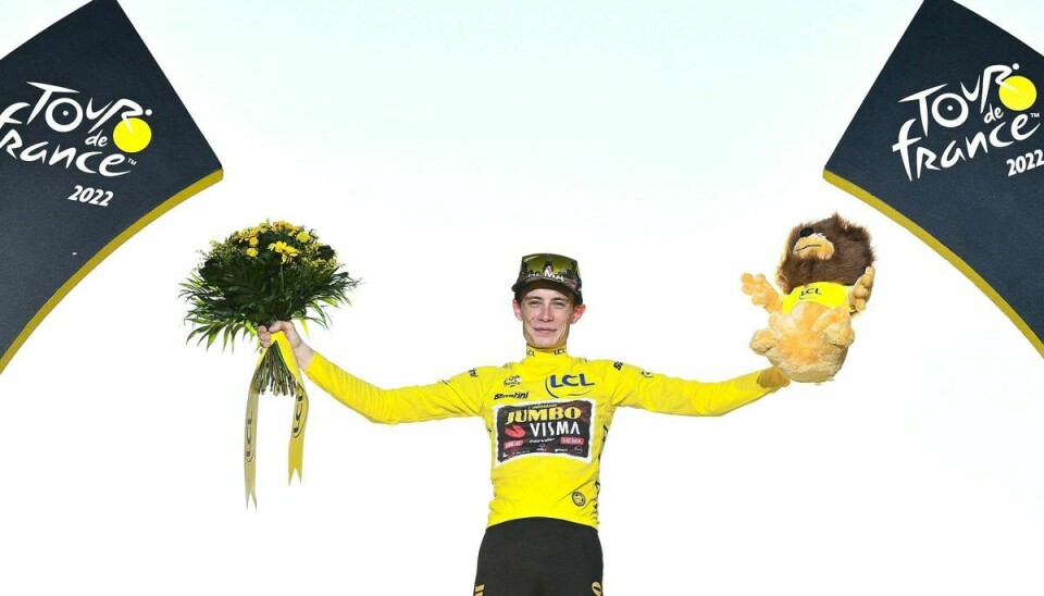 Jonas Vingegaard sikrede sig søndag sejren i Tour de France.