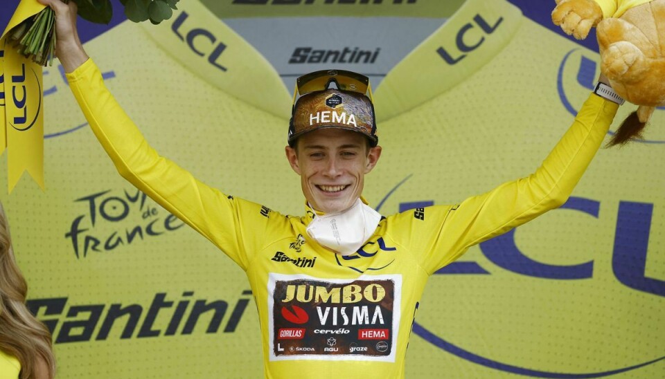 Jonas Vingegaard får måske overrakt den gule trøje af Prins Joachim efter 19. etape.