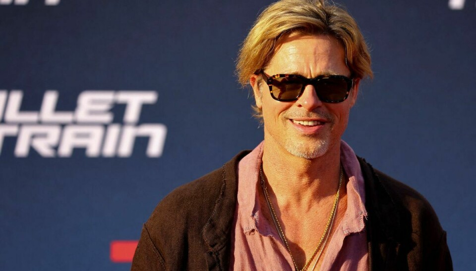 Den amerikanske superstjerne Brad Pitt til 'Bullet Train' premieren i Berlin tirsdag.