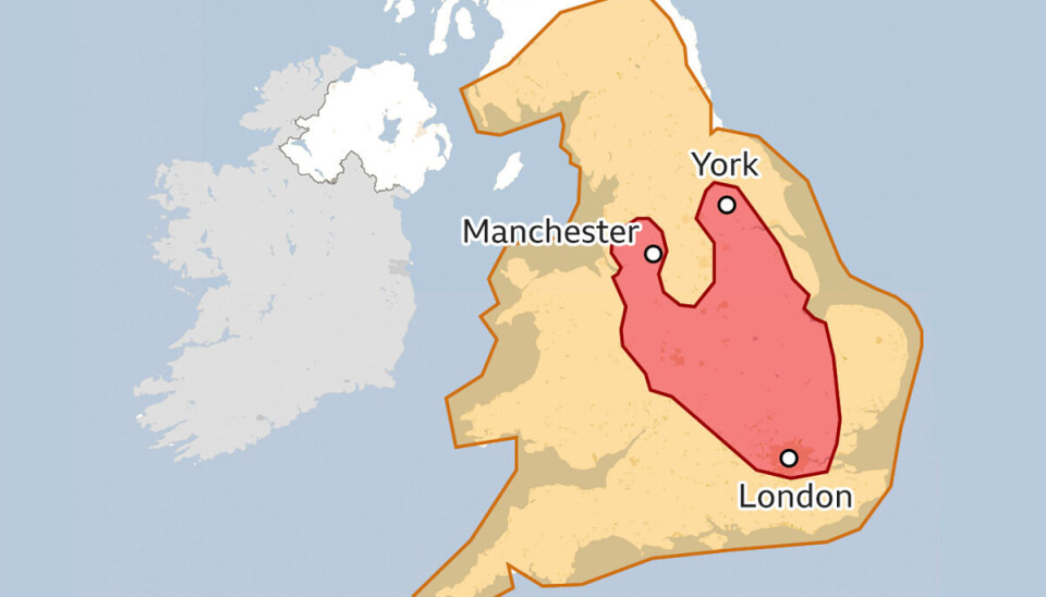 Voldsom hedebølge på vej til Storbritannien. Voldsom hedebølge på vej til Storbritannien.