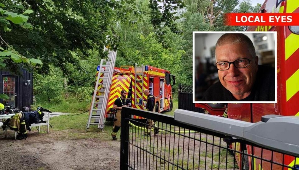 Leif Sylvester Petersen blev vækket af sirener tidligt fredag morgen. Leif Sylvester Petersen blev vækket af sirener tidligt fredag morgen.