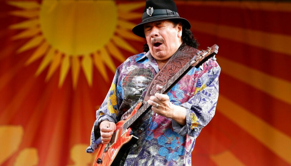 Den amerikanske guitarist Carlos Santana