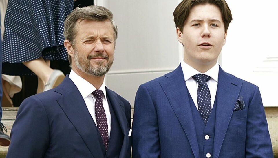 Prins Christian og kronprins Frederik. Prins Christian og kronprins Frederik.