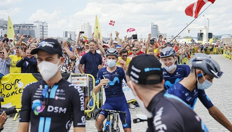 Team Movistar er ved at gøre sig klar Team Movistar er ved at gøre sig klar