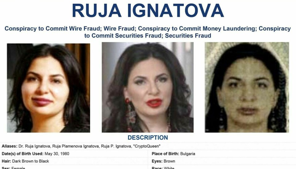 FBI vurderer, at den eftersøgte Ruja Ignatova kan se anderledes ud i dag efter plastikkirurgi.