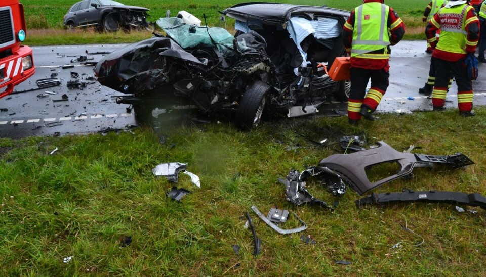 En ung mand blev fredag alvorligt kvæstet i en ulykke En ung mand blev fredag alvorligt kvæstet i en ulykke