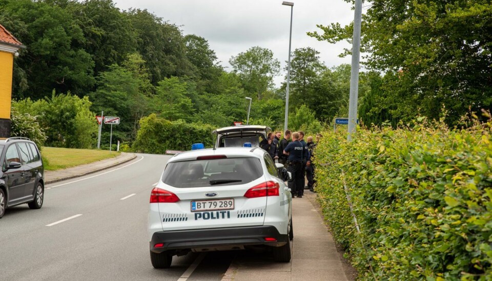 Politiet efterforsker sagen.