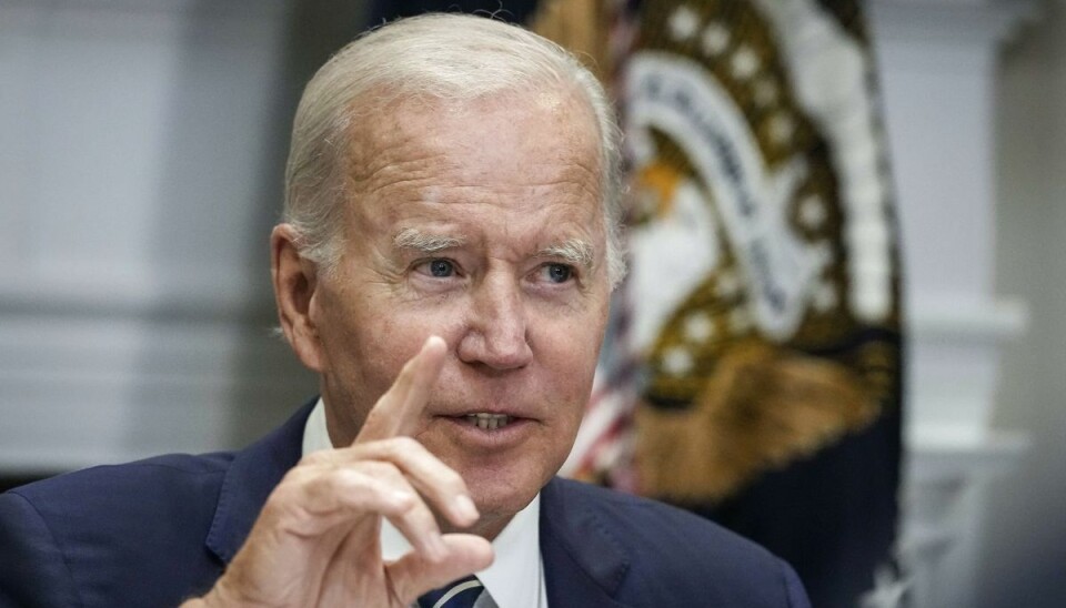 Joe Biden er ikke tilfreds med afgørelsen om abort. Joe Biden er ikke tilfreds med afgørelsen om abort.