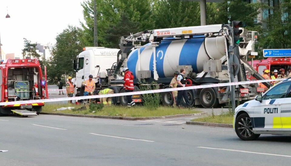 Ulykken skete ved Bernstorffsgade Ulykken skete ved Bernstorffsgade