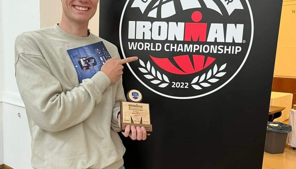 21-årige Mathias Jensen har kvalificeret sig til VM i Ironman på Hawaii til oktober.