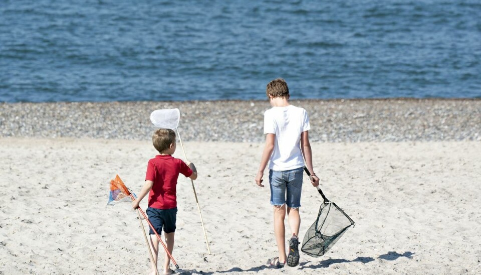 Forureningen på stranden kan stamme fra Vesterhavet. (Arkivfoto). Forureningen på stranden kan stamme fra Vesterhavet. (Arkivfoto).