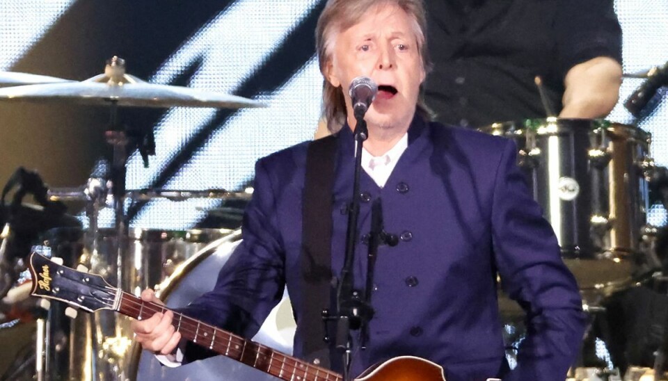Paul McCartney optræder på sin igangværende 'Got Back'-turne i Inglewood i Californien 13. maj i år. (Arkivfoto). Paul McCartney optræder på sin igangværende 'Got Back'-turne i Inglewood i Californien 13. maj i år. (Arkivfoto).
