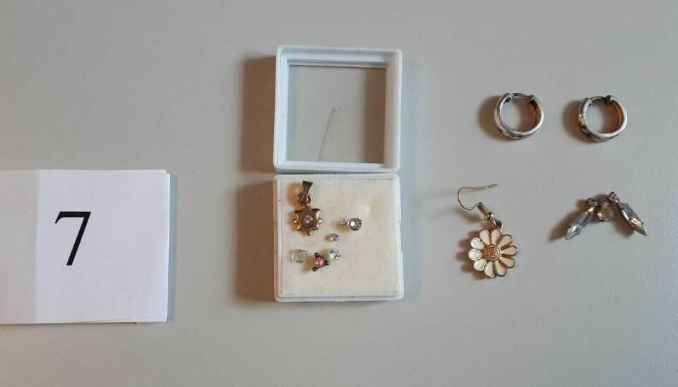 Sølv-ørenringe, Marguerit-ørenring og diverse tilbehør til smykker.