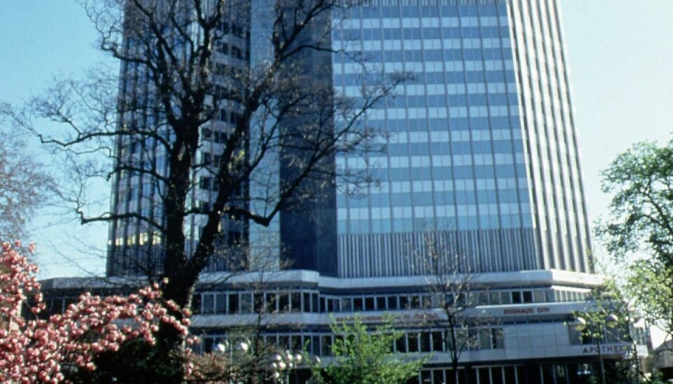 Hovedkvarteret for Den Europæiske Centralbank i Frankfurt.