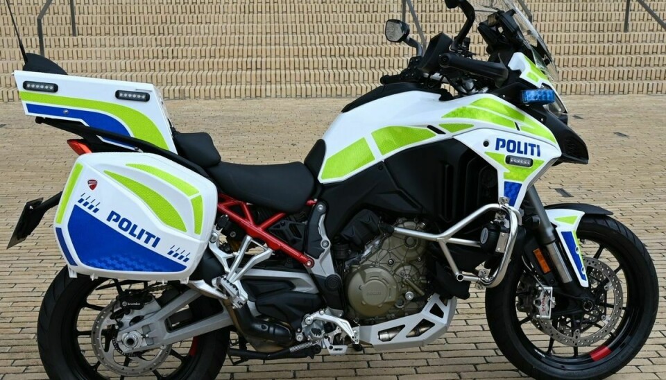 Sådan ser politiet nye våben ud: En Ducati Multistrada V4 S