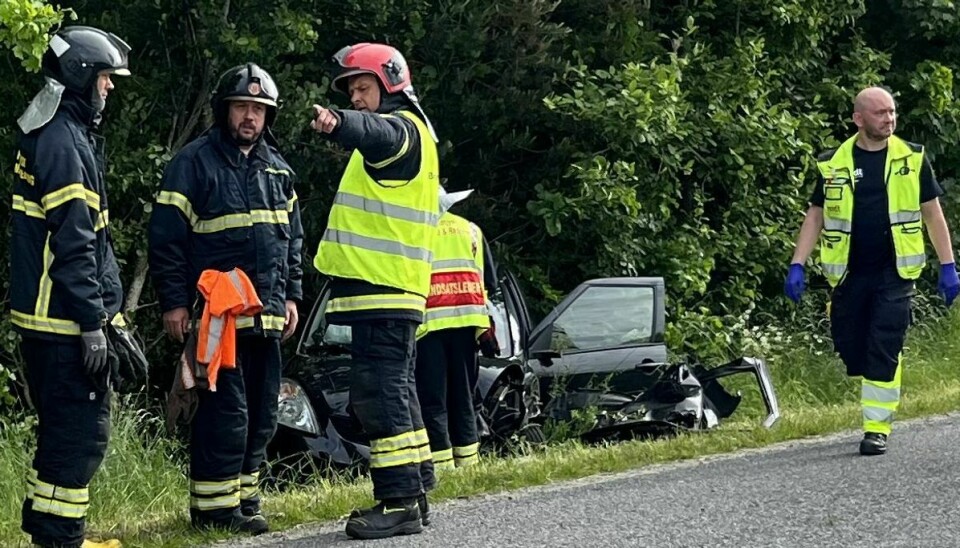 Uheldet skete ved Silkeborg.