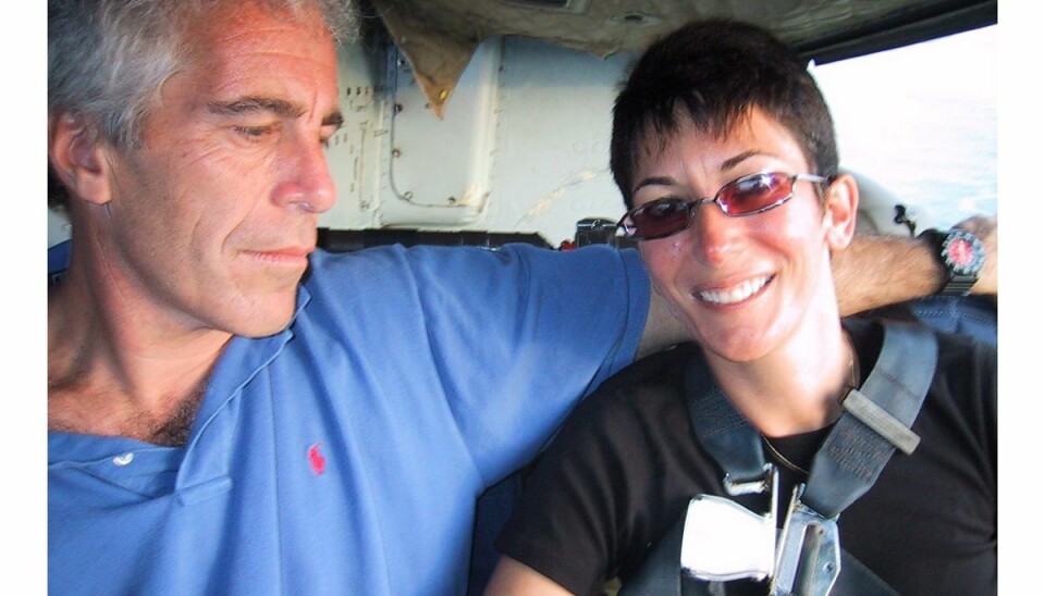 Ghislaine Maxwell sammen med Jeffrey Epstein.