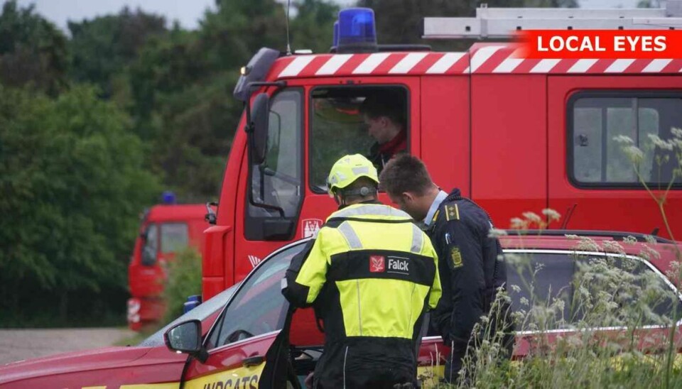 Mandens tilstand er foreløbig ukendt. Mandens tilstand er foreløbig ukendt.