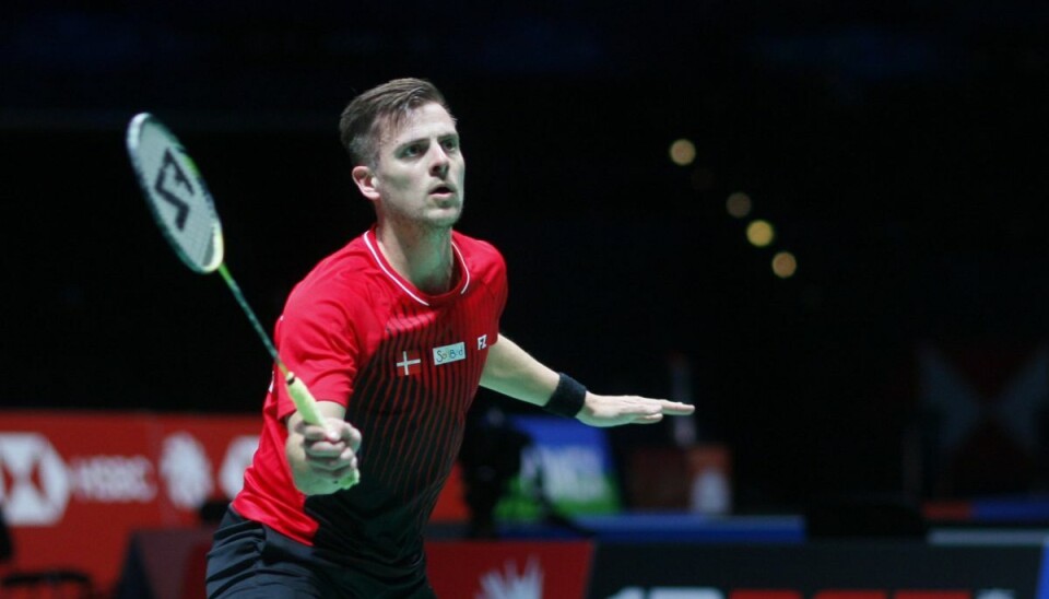Hans-Kristian Vittinghus kunne intet stille op mod den stærke inder Lakshya Sen. (Arkivfoto). Hans-Kristian Vittinghus kunne intet stille op mod den stærke inder Lakshya Sen. (Arkivfoto).