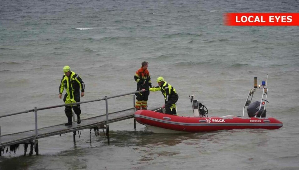 Mand død: Faldt i havet