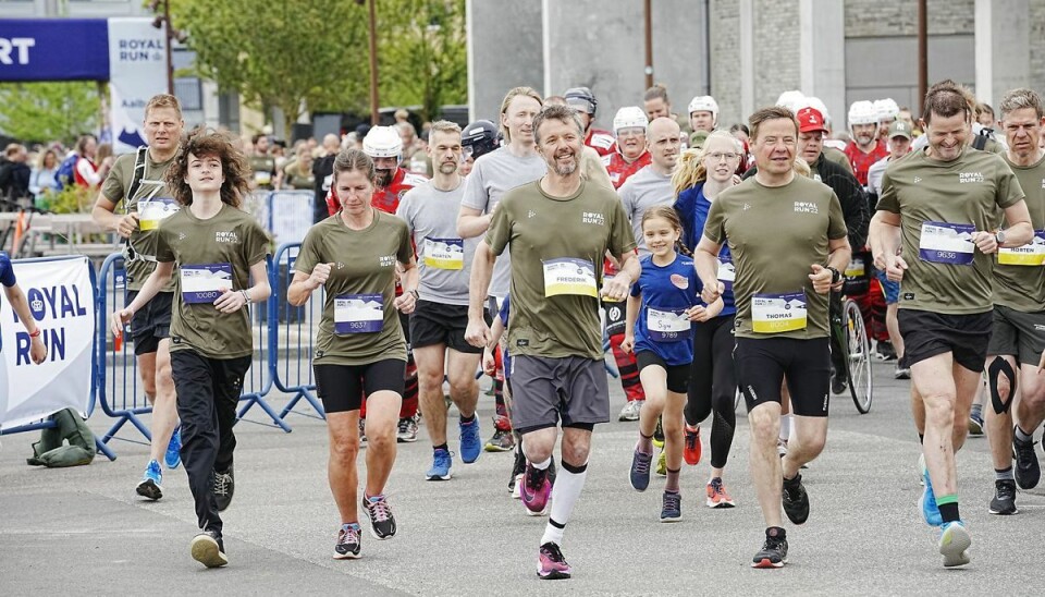 Kronprins Frederik løber One Mile, under Royal Run i Aalborg, Kronprins Frederik løber One Mile, under Royal Run i Aalborg,