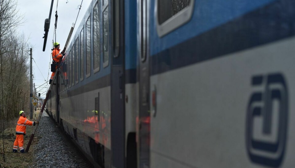 Ulykken skete tæt på et vigtigt jernbaneknudepunkt i Slovakiet. (Arkivfoto).