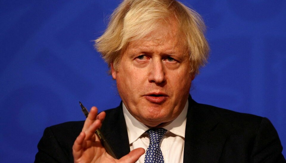 Boris Johnson frygter en storkonflikt.