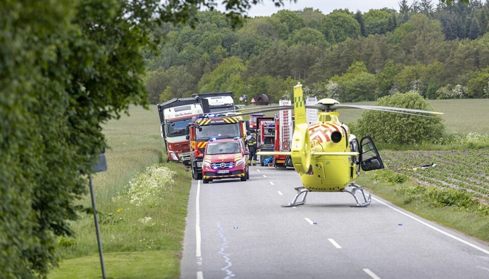 Ung mand død efter ulykke En ung mand er afgået ved døden efter ulykken på Sdr. Ommevej.