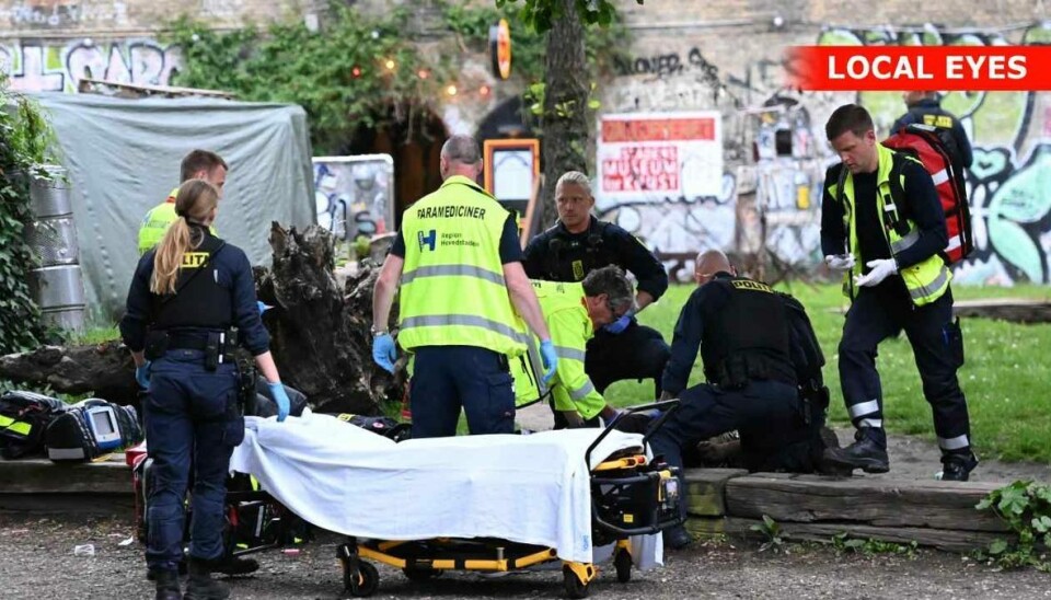Knivstikkeri på Christiania tirsdag aften. Knivstikkeri på Christiania tirsdag aften.