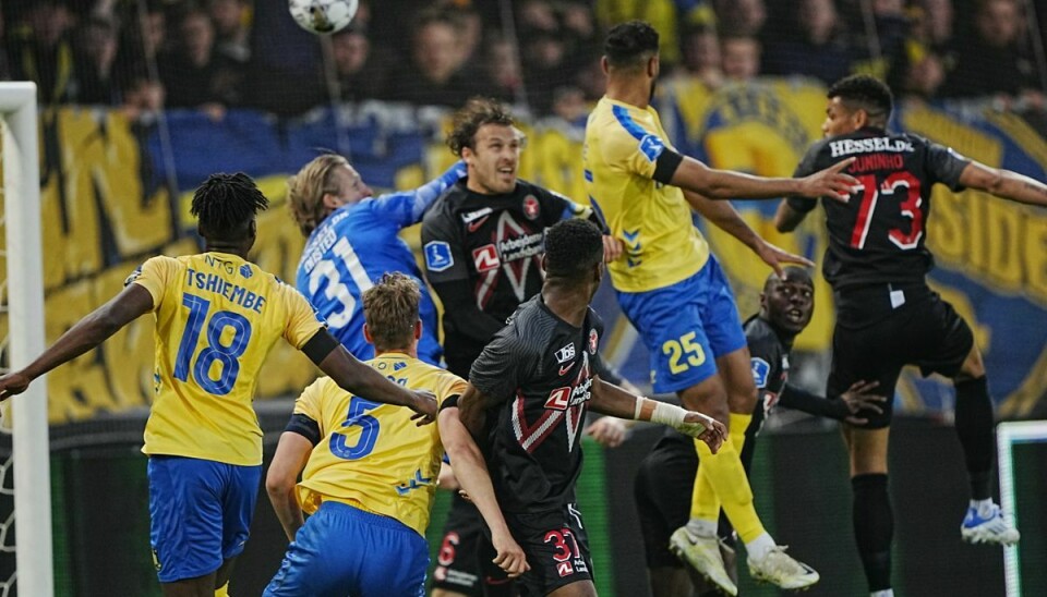 Superligakampen mellem FC Midtjylland og Brøndby endte uafgjort 2-2.