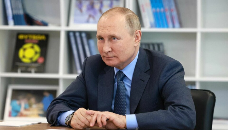 Russian President Vladimir Putin chairs a meeting of the Board of Trustees of the Talent and Success Educational Foundation via a video link at the Sirius Educational Center for Gifted Children in Sochi on May 11, 2022. (Photo by Mikhail METZEL / SPUTNIK / AFP) Russian President Vladimir Putin chairs a meeting of the Board of Trustees of the Talent and Success Educational Foundation via a video link at the Sirius Educational Center for Gifted Children in Sochi on May 11, 2022. (Photo by Mikhail METZEL / SPUTNIK / AFP)