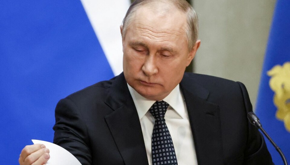 Den russiske præsident er formentlig presset i denne tid. Den russiske præsident er formentlig presset i denne tid.