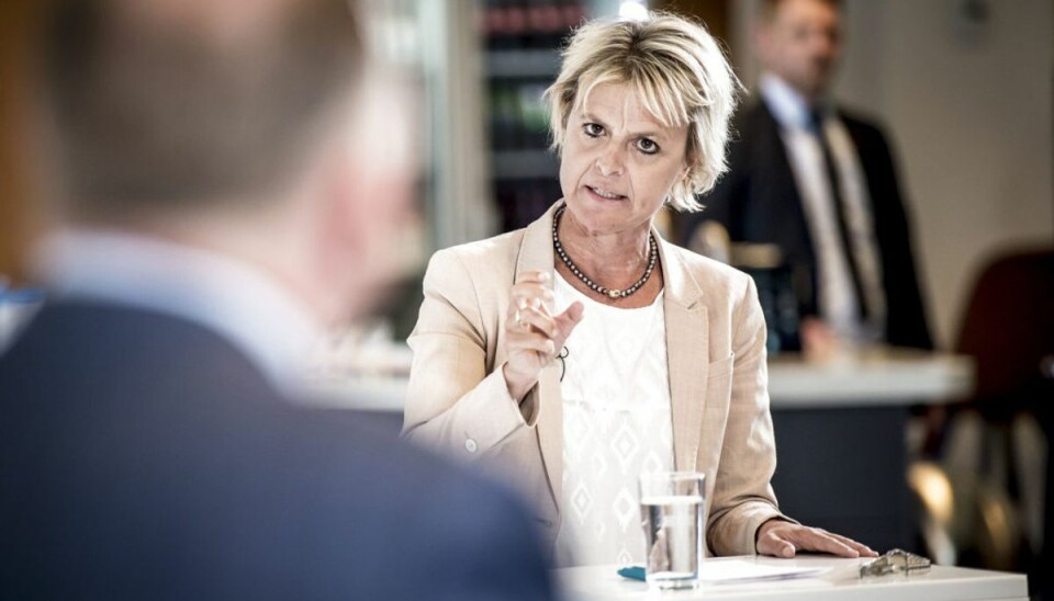 Lykke stopper: Det duer ikke Lykke Friis har valgt at trække sig.