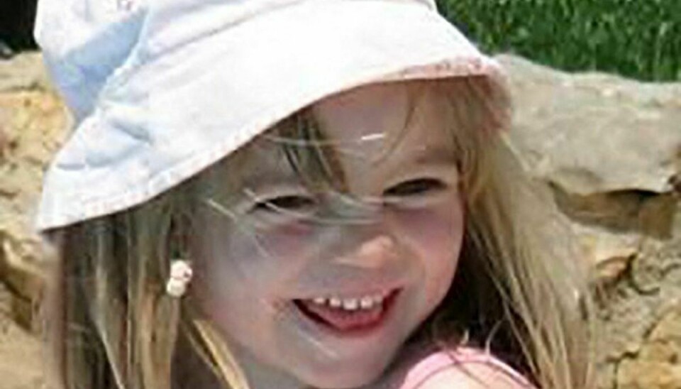 Den britiske pige Madeleine McCann forsvandt kort før sin fire års fødselsdag. (Arkivfoto).