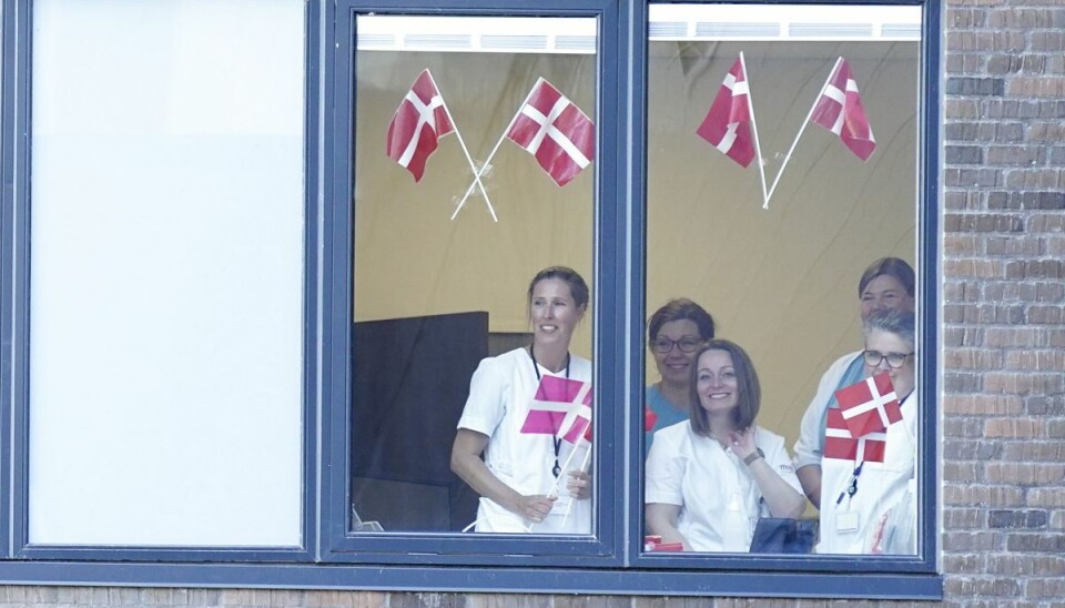 Også personalet fejrede den store dag Også personalet fejrede den store dag