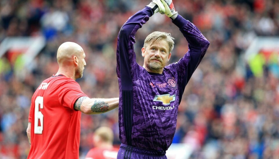 Peter Schmeichel er en legende i Manchester United, hvor han fortsat af og til spiller opvisningskampe. (Arkivfoto). Peter Schmeichel er en legende i Manchester United, hvor han fortsat af og til spiller opvisningskampe. (Arkivfoto).