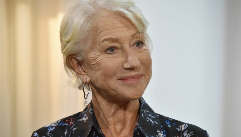 Den britiske stjerne Helen Mirren. Den britiske stjerne Helen Mirren.
